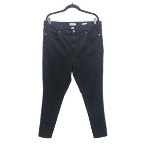 Nine West Women's High Rise Black‎ Skinny Jeans Pants Stretchy Plus Size 16W